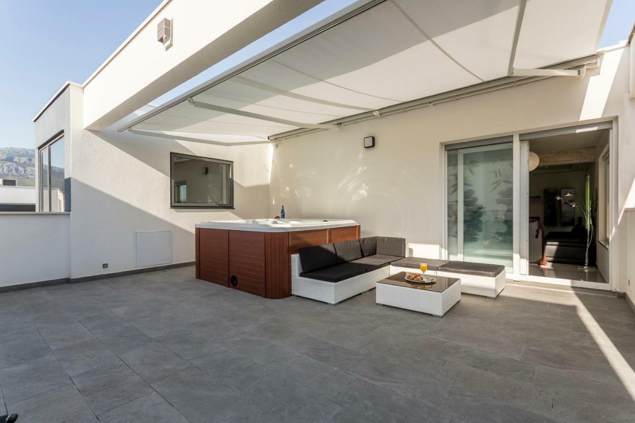 Sea Pearl Luxury Apartment Podstrana Bagian luar foto